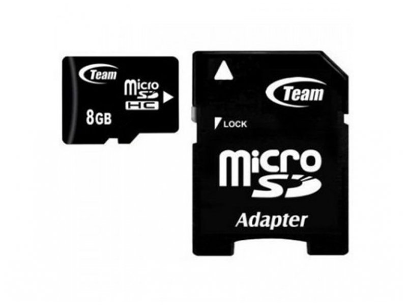 MicroSDHC 8 Gb Team (TUSDH8GCL403) - зображення 1