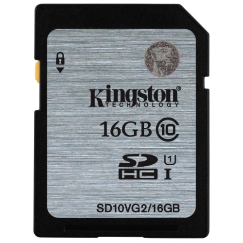 Secure Digital card 16 Gb Kingston SDHC class10 UHS-I - зображення 1