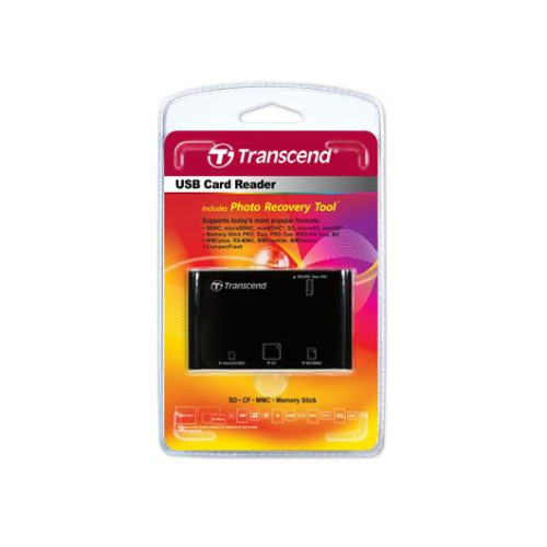 Картрідер зовнішній Transcend TS-RDP8K all in 1 USB2.0 - зображення 1