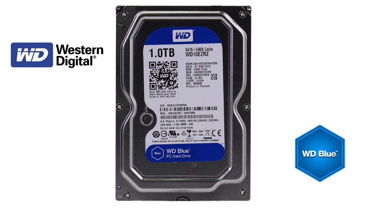 Жорсткий диск HDD 1000Gb WD WD10EZRZ - зображення 1