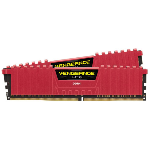 Пам'ять DDR4 RAM_16Gb (2x8Gb) 3200Mhz Corsair Vengeance LPX Red (CMK16GX4M2B3200C16R) - зображення 1