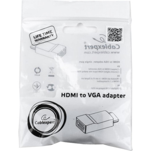 Перехідник HDMI to VGA Cablexpert - зображення 4