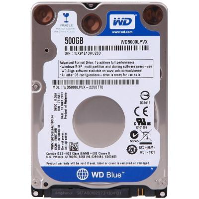 Жорсткий диск HDD WD 2.5 500GB WD5000LPVX_ - зображення 1