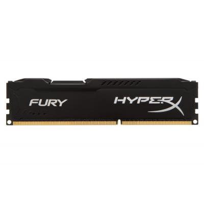 Пам'ять DDR3 RAM 4GB 1600MHz Kingston, CL10,  HyperX Fury Black - зображення 1