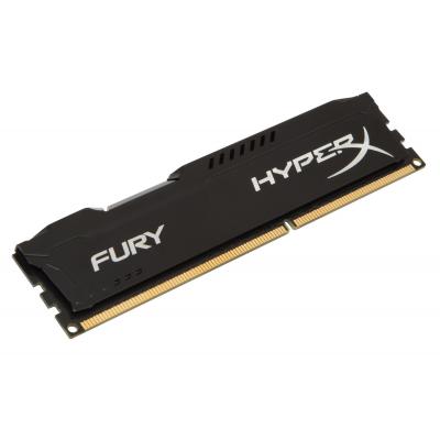 Пам'ять DDR3 RAM 4GB 1600MHz Kingston, CL10,  HyperX Fury Black - зображення 2