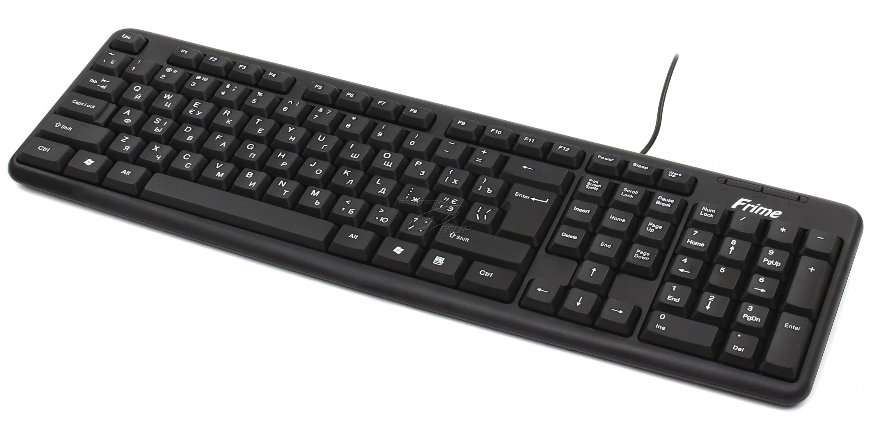 Клавіатура FRIME FKBS-002, чорна, USB - зображення 1