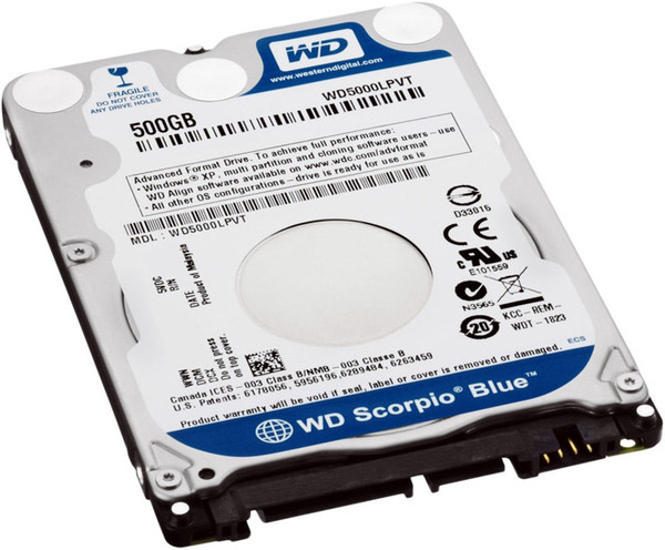 Жорсткий диск HDD WD 2.5 500GB WD5000LPVT_ - зображення 1