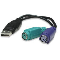 Конвертор USB to PS/2 x 2 Dynamode