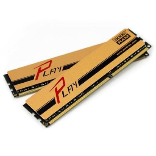 Пам'ять DDR3 RAM_16GB (2x8GB) 1600MHz Goodram PC3-12800 CL10 Play Gold - зображення 2