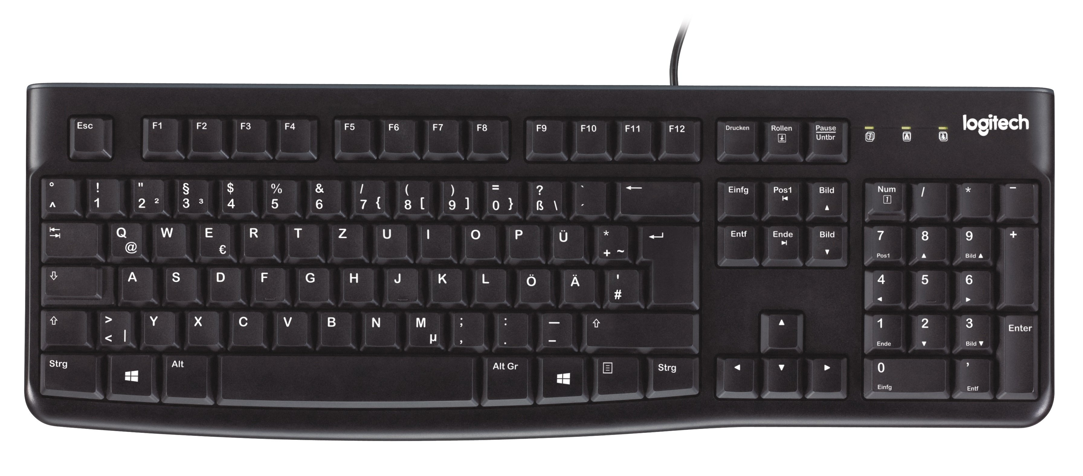 Клавіатура Logitech K120 black USB - зображення 1