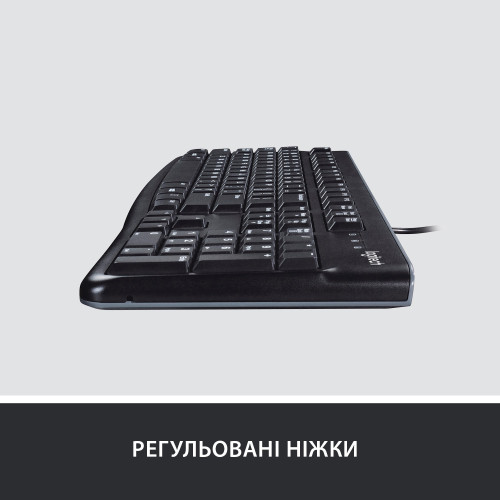 Клавіатура Logitech K120 black USB - зображення 3