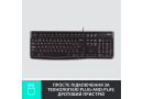 Клавіатура Logitech K120 black USB - зображення 4