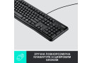 Клавіатура Logitech K120 black USB - зображення 5