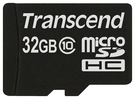 MicroSDHC 32 Gb Transcend class 10 - зображення 1