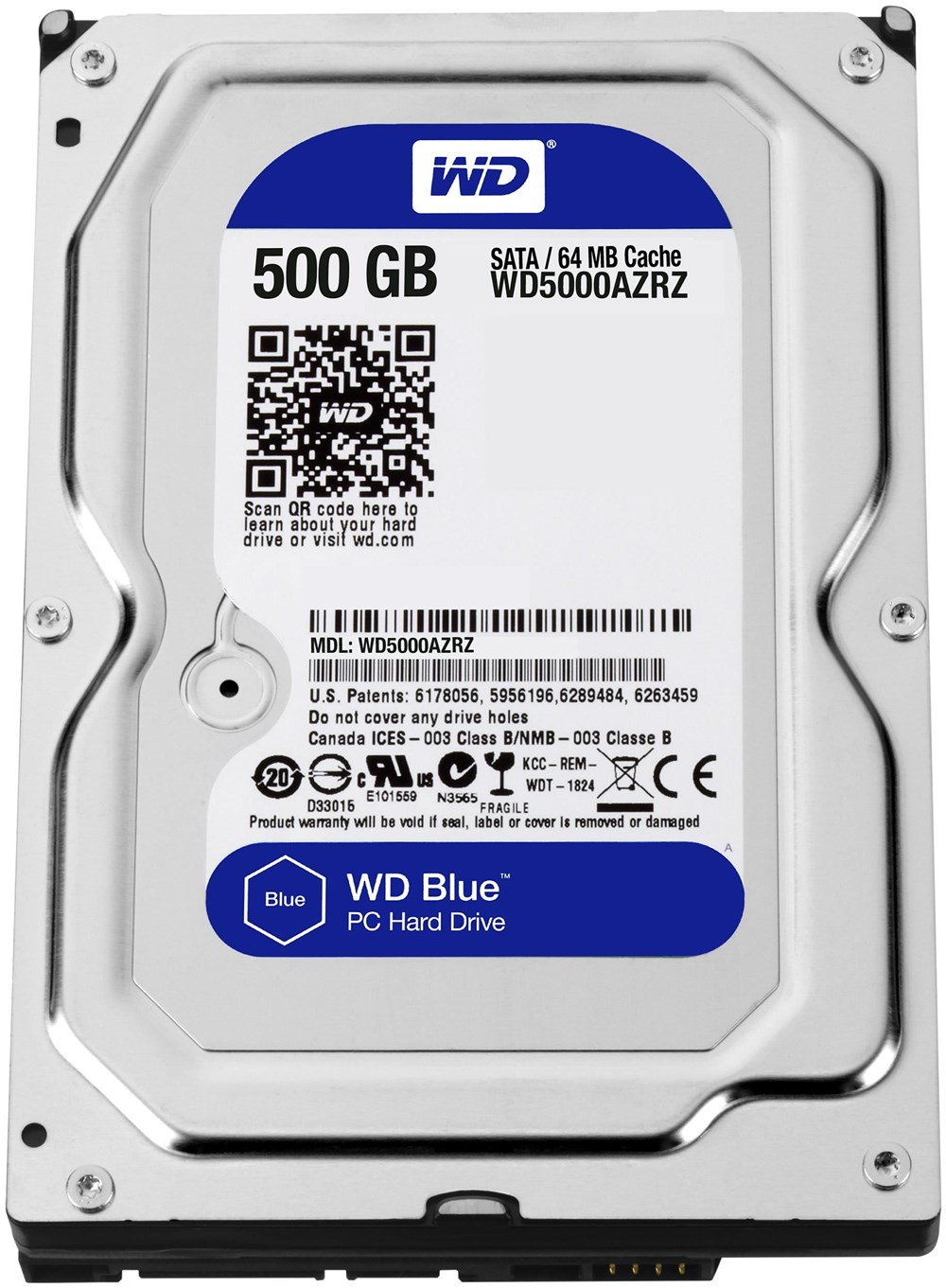 Жорсткий диск HDD 500Gb WD WD5000AZRZ - зображення 1