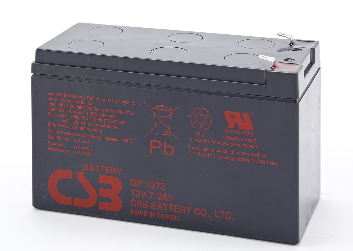 Акумуляторна батарея CSB 12V  7.2Ah (GP1272F2) - зображення 1