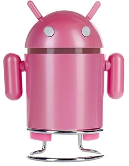 Колонка портативна Drobak Робот FM\/MP3\/USB\/MicroSD Pink - зображення 1