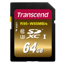 Secure Digital card 64 Gb Transcend SDXC UHS-I - зображення 1