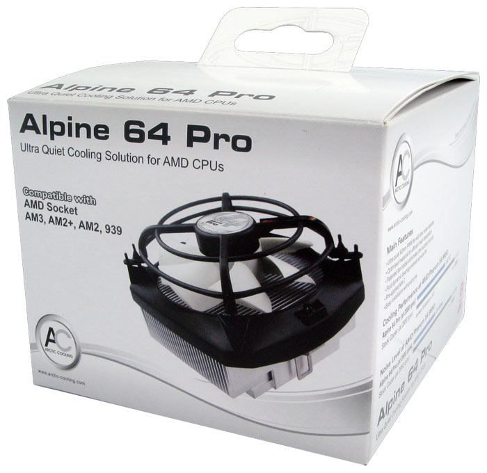 Вентилятор ARCTIC COOLING Alpine 64 GT Socket AM2\/AM3 - зображення 2