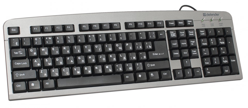 Клавіатура Defender Element HB-520 PS\/2 - зображення 1