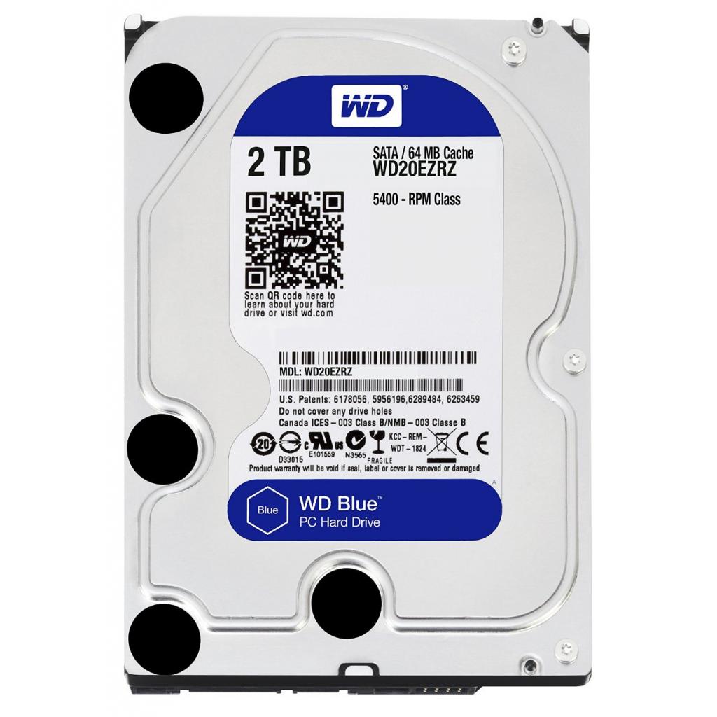 Жорсткий диск HDD 2000Gb WD WD20EZRZ - зображення 1