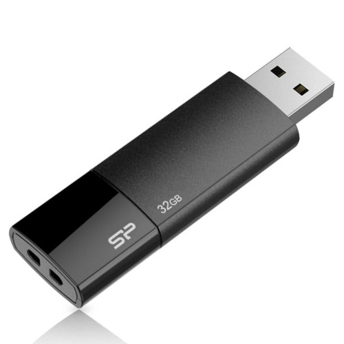 Флеш пам'ять USB 32 Gb Silicon Power Ultima U05 Black USB2.0 - зображення 3