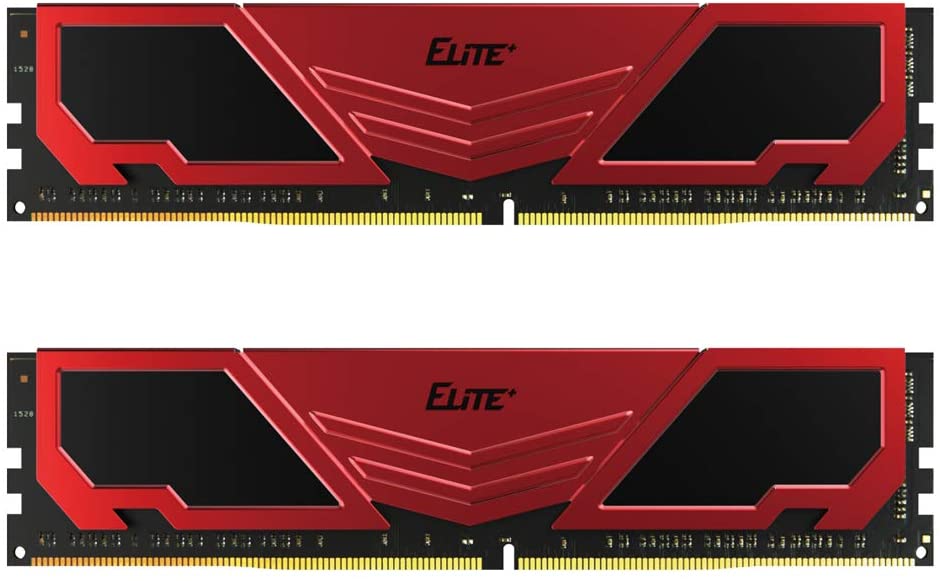 Пам'ять DDR4 RAM_16Gb (2x8Gb) 2400Mhz Team Elite Plus Red (TPRD416G2400HC16DC01) - зображення 1