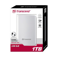 Зовнішній жорсткий диск HDD 1000Gb Transcend (TS1TSJ25D3W)