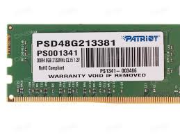 Пам'ять DDR4 RAM 8Gb (1x8Gb) 2133Mhz Patriot (PSD48G213381) - зображення 2