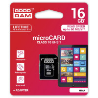 MicroSDHC 16 Gb Goodram class 10  UHS-I