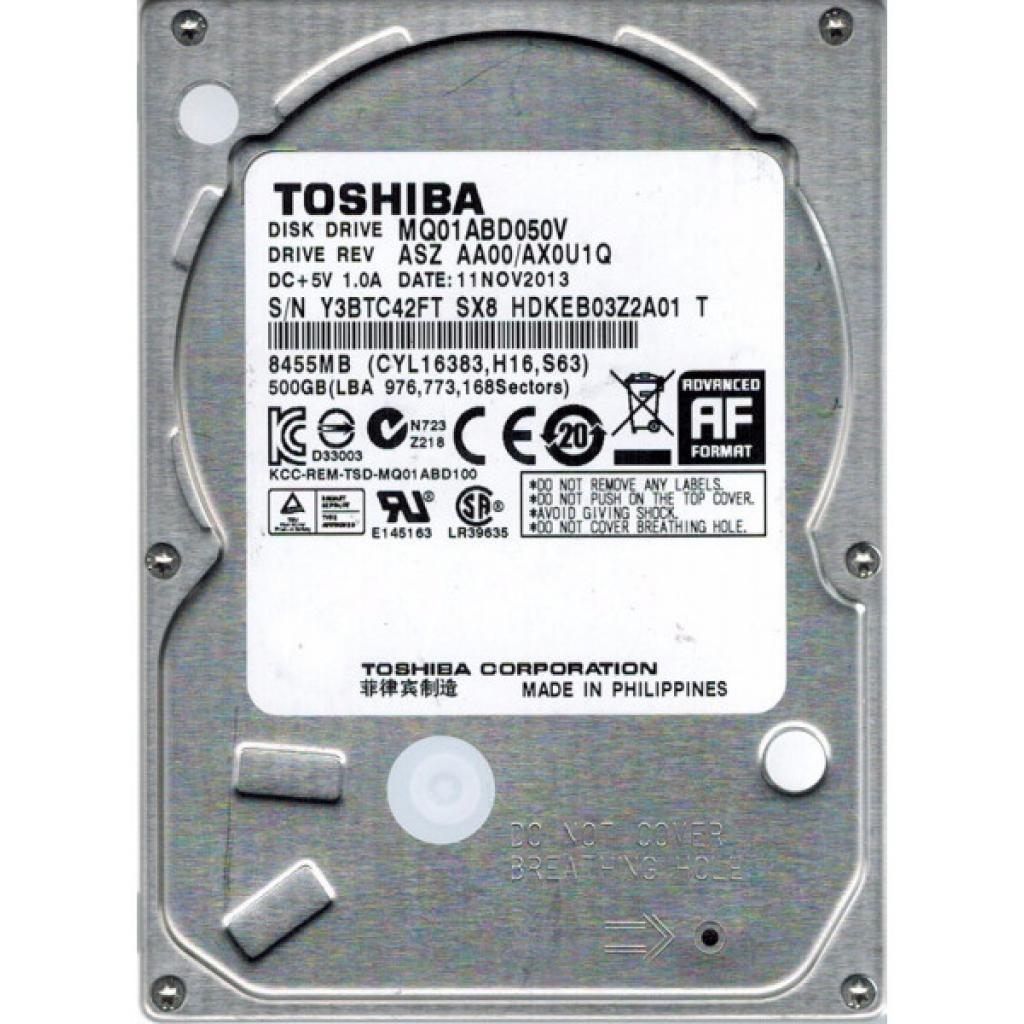 Жорсткий диск HDD TOSHIBA 2.5 500GB MQ01ABD050_ - зображення 1
