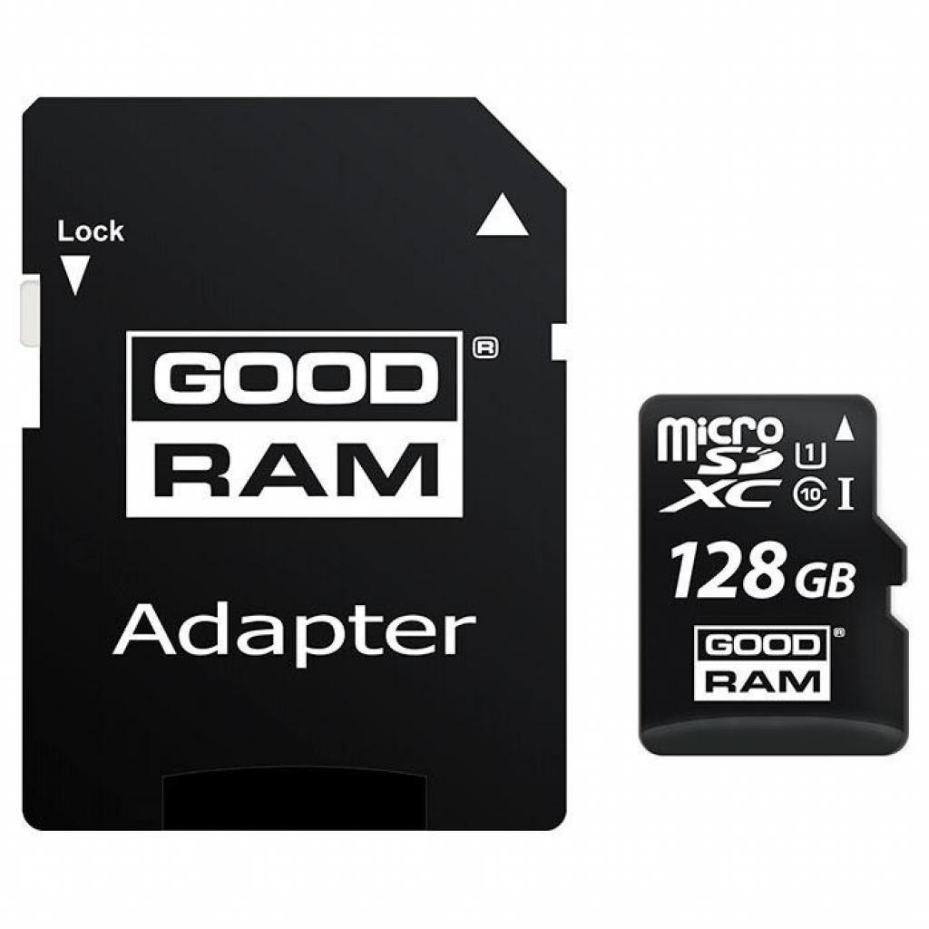 MicroSDXC 128 Gb GOODRAM UHS-I Class 10 + SD-adapter - зображення 3