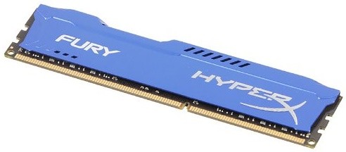 Пам'ять DDR3 RAM 8GB (1x8GB) 1866MHz Kingston HyperX Fury Blue (HX318C10F\/8) PC3-12800 CL10 - зображення 2