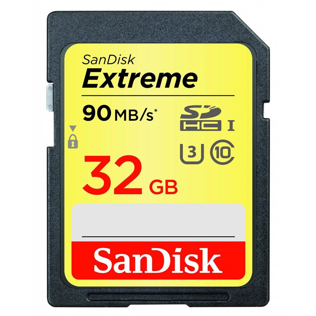Secure Digital card 32 Gb SanDisk SDHC Extreme Class 10 UHS-I U3 - зображення 1