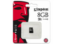 MicroSDHC 8 Gb Kingston class 10 UHS-I (SDC10G2\/8GBSP) - зображення 1