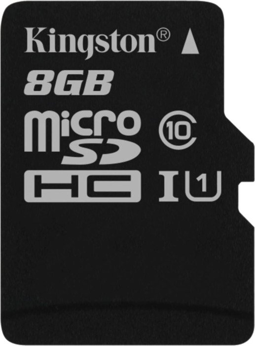 MicroSDHC 8 Gb Kingston class 10 UHS-I (SDC10G2\/8GBSP) - зображення 2