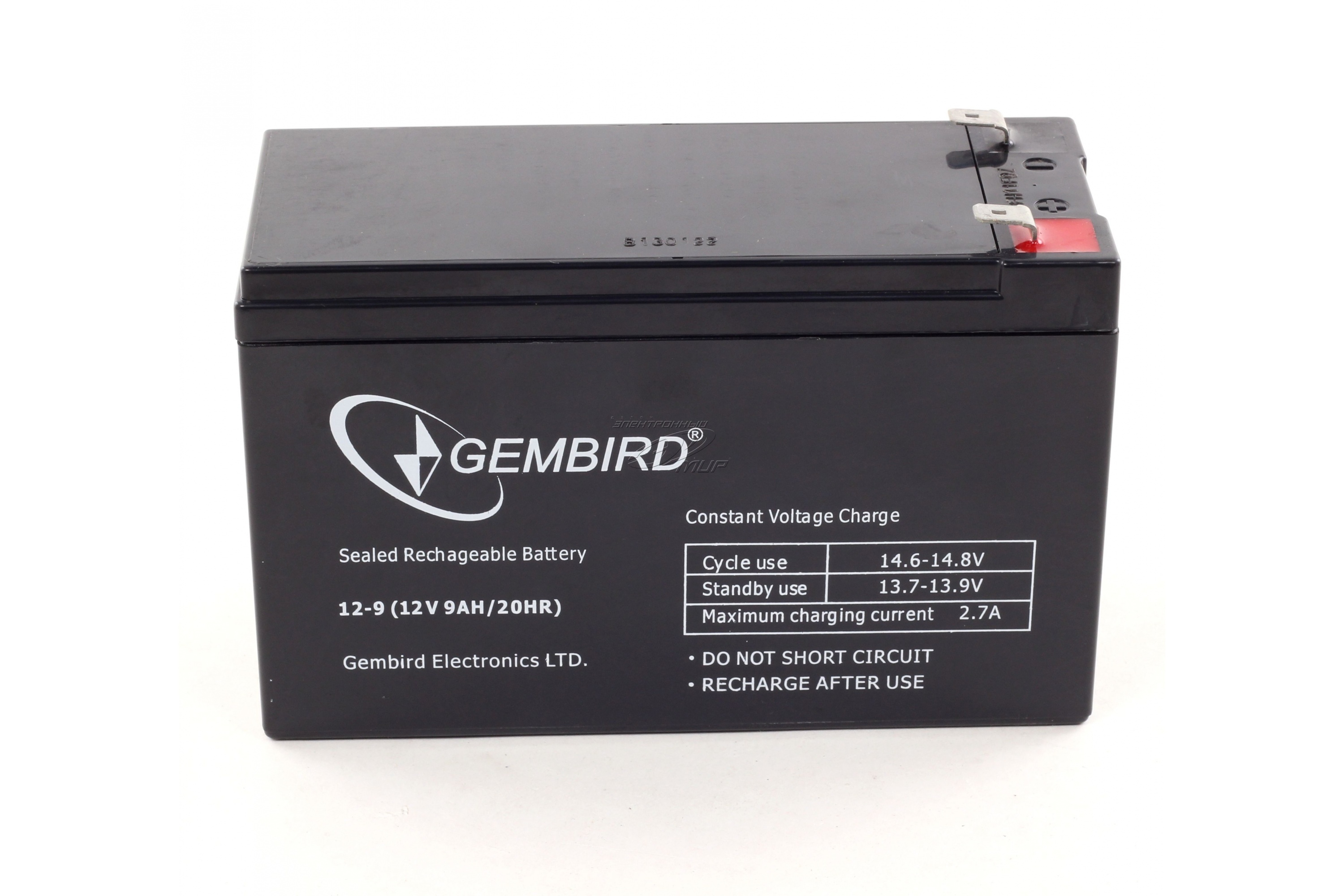 Акумуляторна батарея Gembird 12V  9Ah - зображення 1