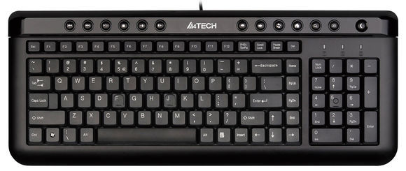 Клавіатура A4-Tech KL-40 USB - зображення 1
