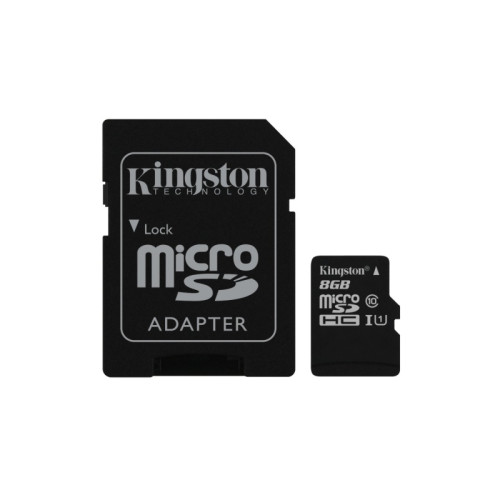 MicroSDHC 8 Gb Kingston class 10 UHS-I - зображення 2