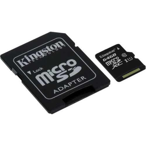 MicroSDXC 64 Gb Kingston class 10 UHS-I - зображення 3