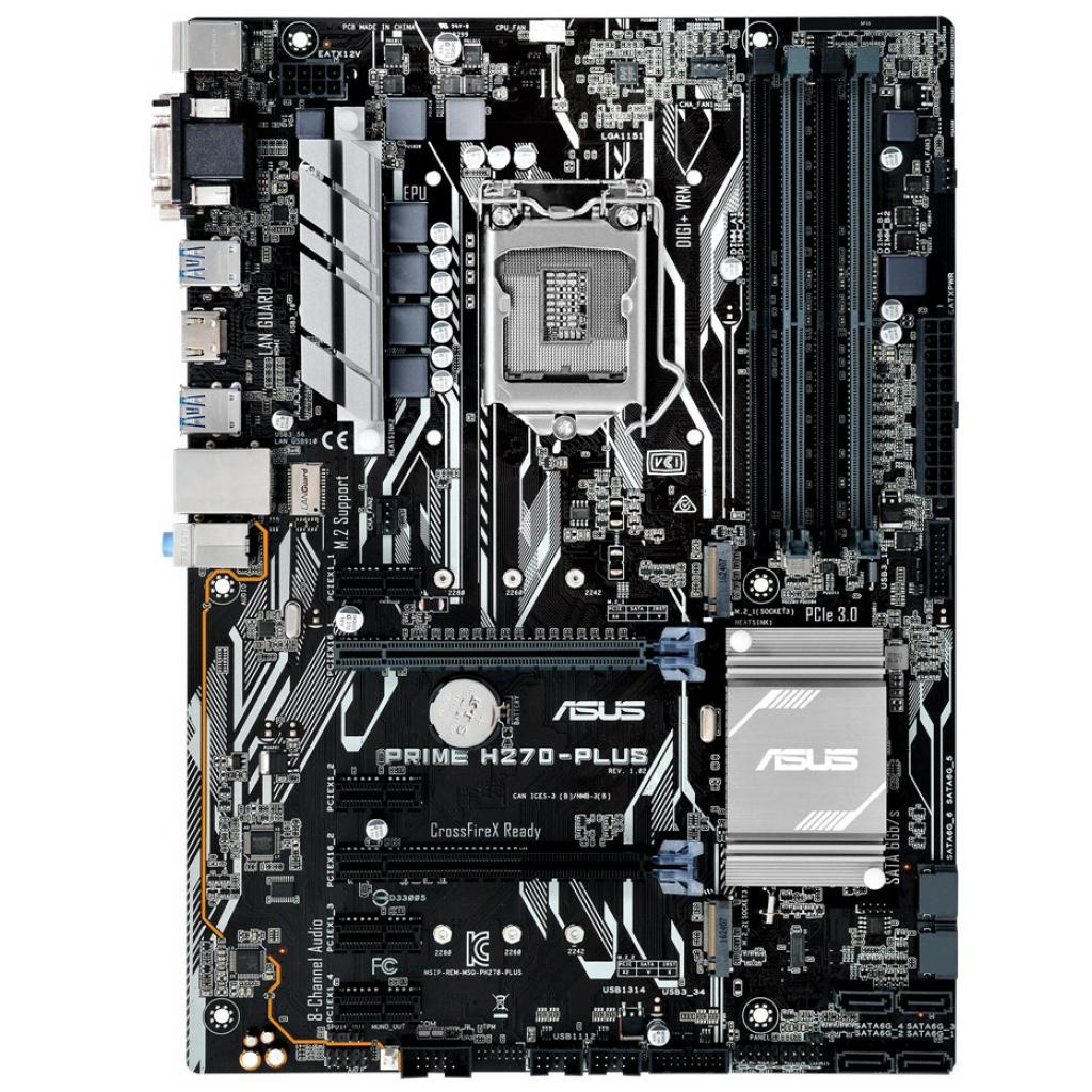 Мат. плата 1151 Asus PRIME H270-PLUS - зображення 2