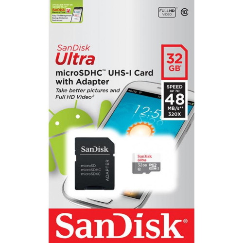 MicroSDHC 32 Gb SanDisk Ultra class 10 UHS-I U3 - зображення 3