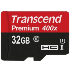 MicroSDHC 32 Gb Transcend class 10 UHS-I Premium - зображення 1