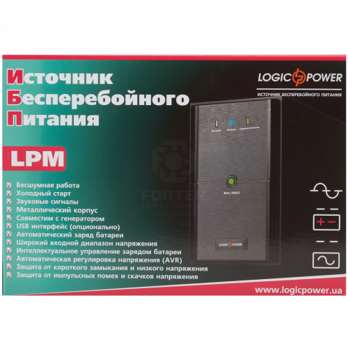 ББЖ LogicPower UPS LPM-U1550VA - зображення 2
