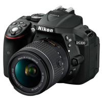 Цифрова фотокамера Nikon D5300 + AF-P 18-55VR kit (VBA370K007)