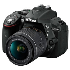 Цифрова фотокамера Nikon D5300 + AF-P 18-55VR kit (VBA370K007) - зображення 1