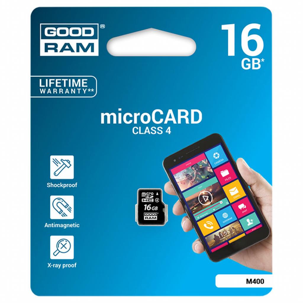 MicroSDHC 16 Gb Goodam class 4 - зображення 2