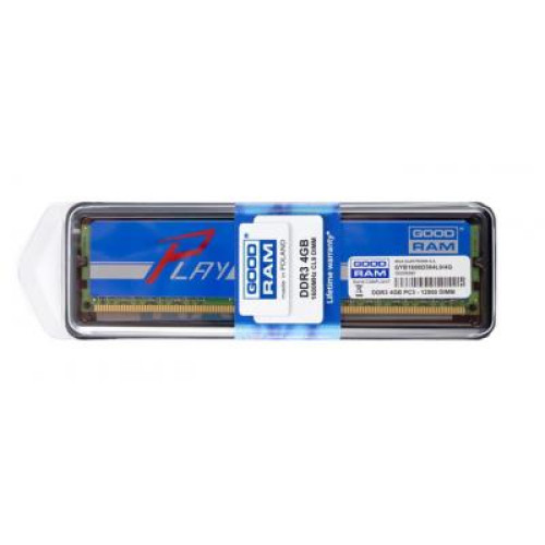 Пам'ять DDR3 RAM 4GB 1600MHz Goodram Play Blue (GYB1600D364L9S\/4G) - зображення 2