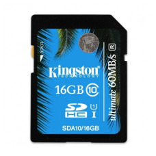 Secure Digital card 16 Gb Kingston Ultimate UHS-I class 10 - зображення 1