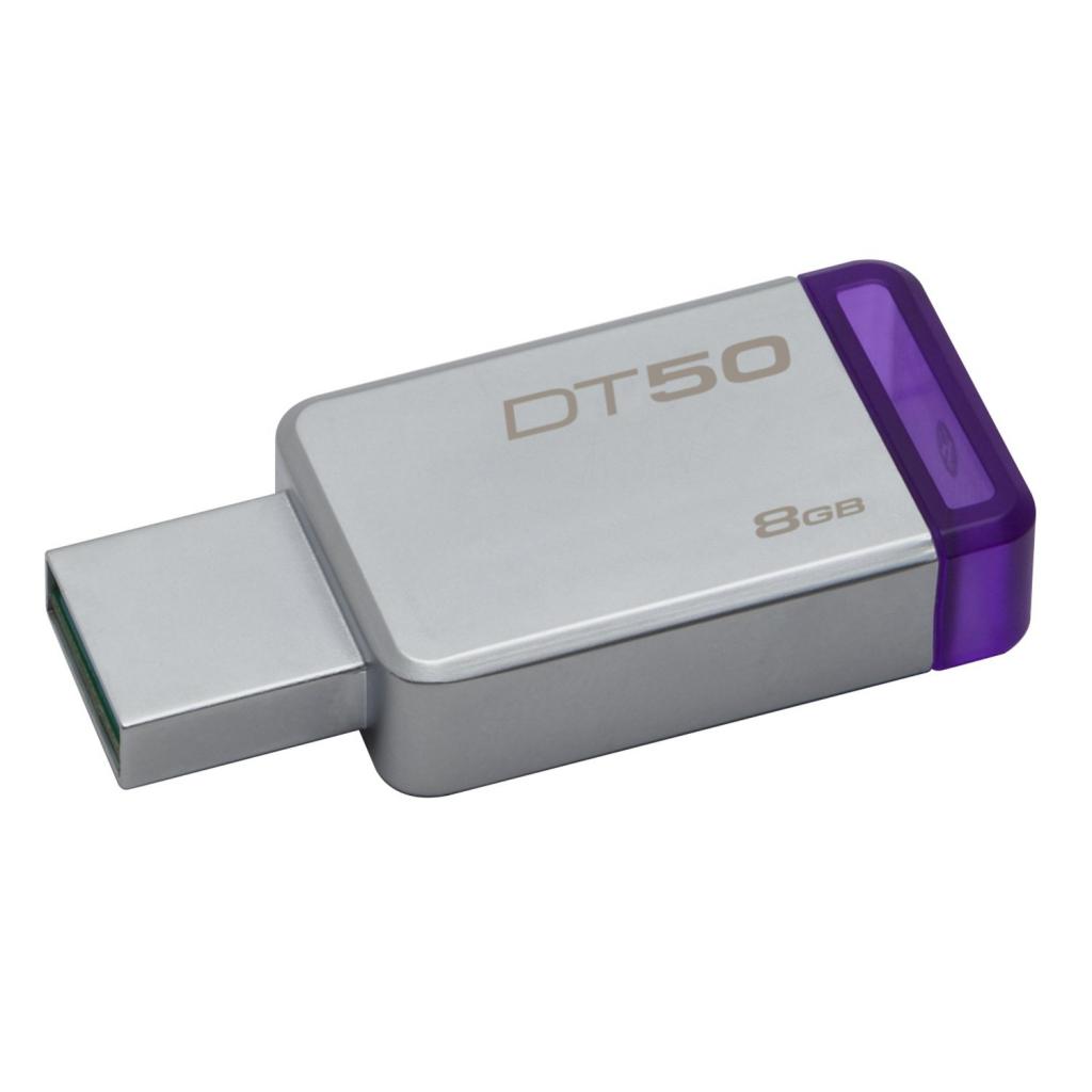 Флеш пам'ять USB 8 Gb Kingston DataTraveler 50 USB3.1 - зображення 2